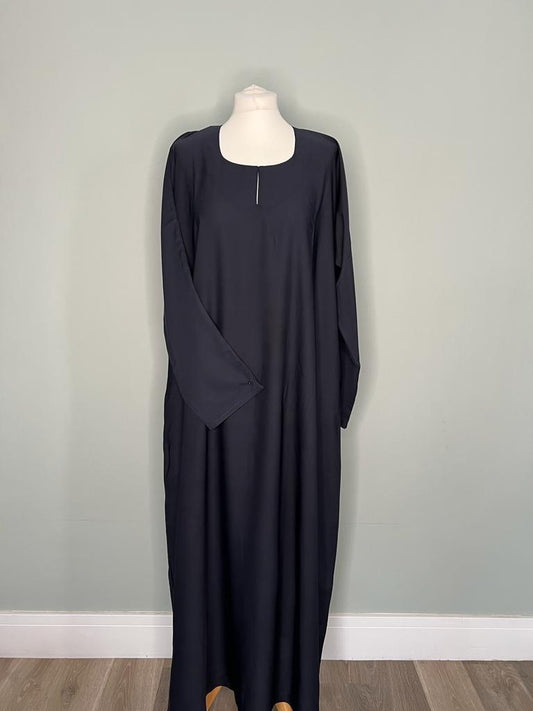 NAVY BLUE CLOSED ABAYA