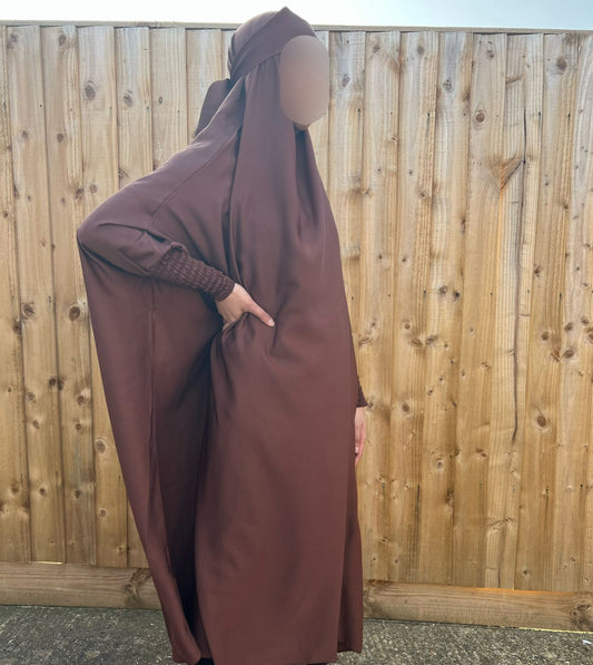 BROWN PRAYER ABAYA