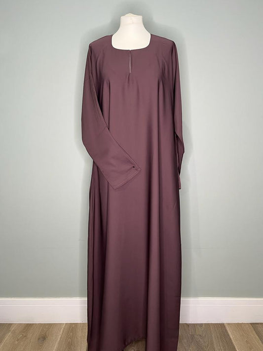 MAUVE CLOSED ABAYA