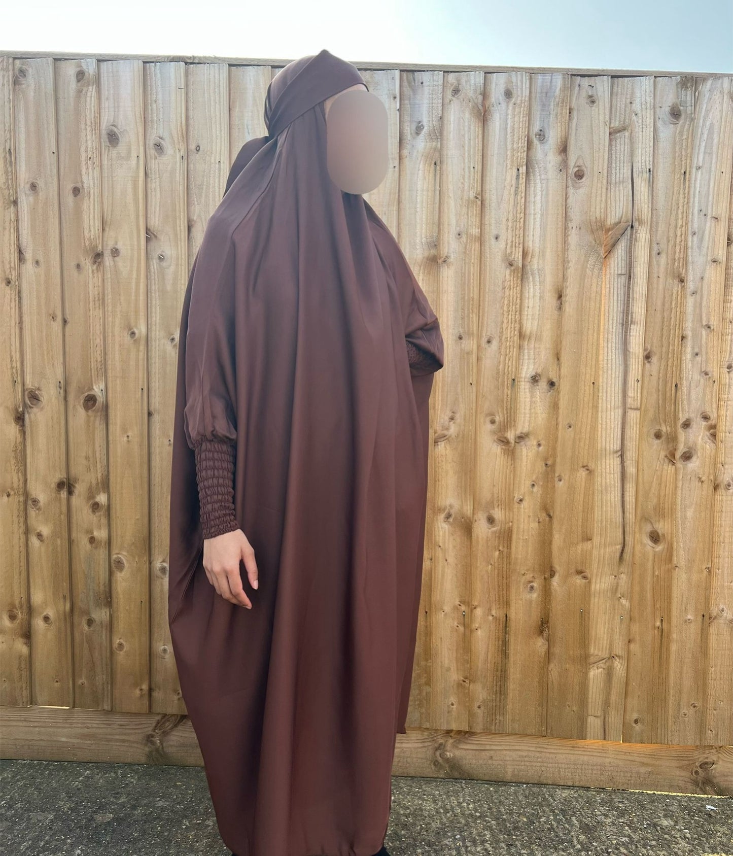 BROWN PRAYER ABAYA